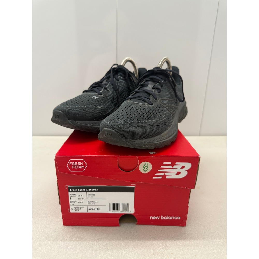 New Balance Fresh Foam X 860v13 Mens Running Shoes Black M860T13 Size 8